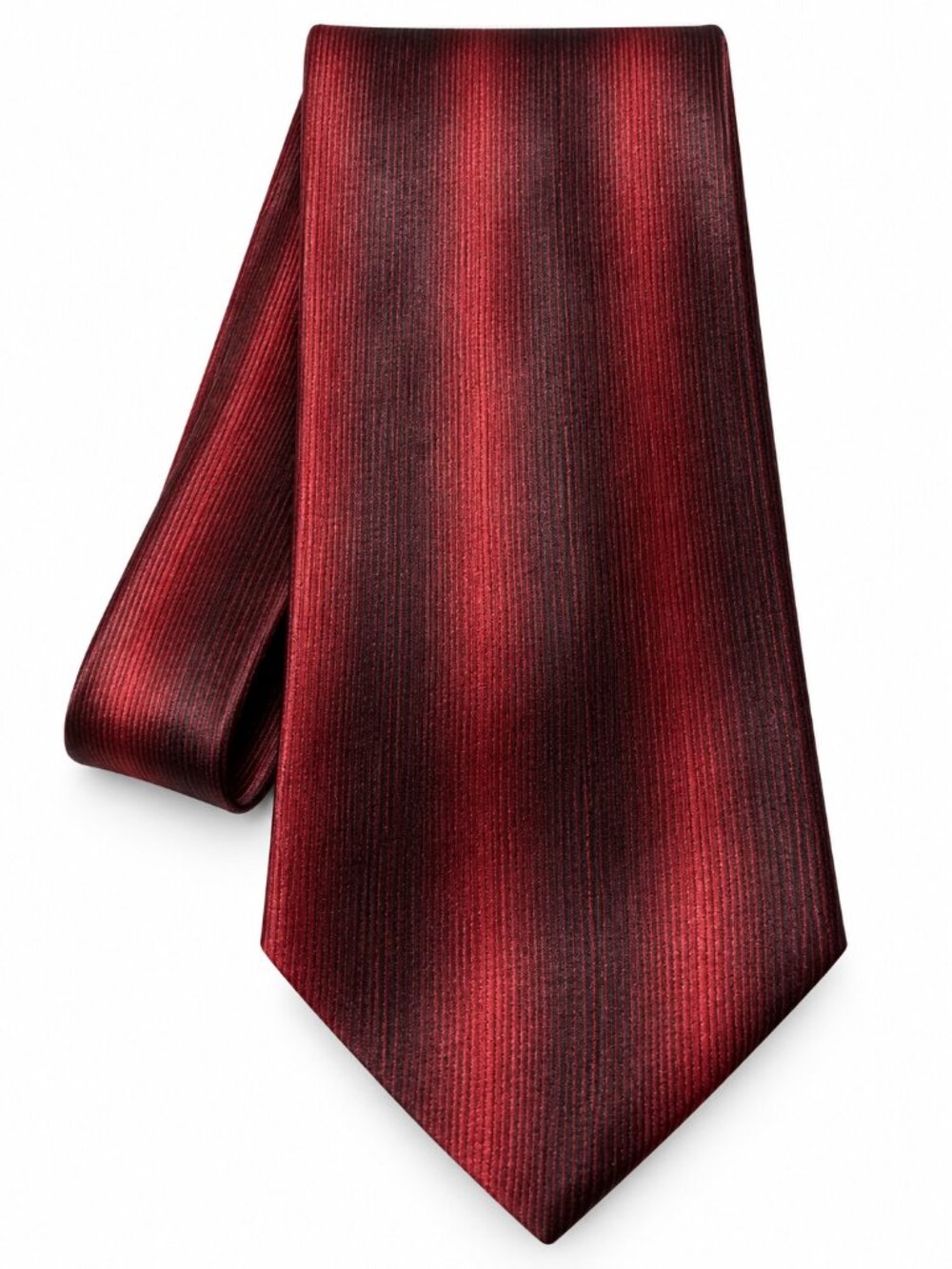 Rich! Today’s Man Italian Silk Tie – Dark Red & Black 100% Silk